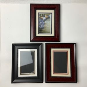3 Old Town 5x7 Picture Frames